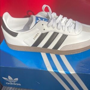 Adidas Samba White Black Sneakers